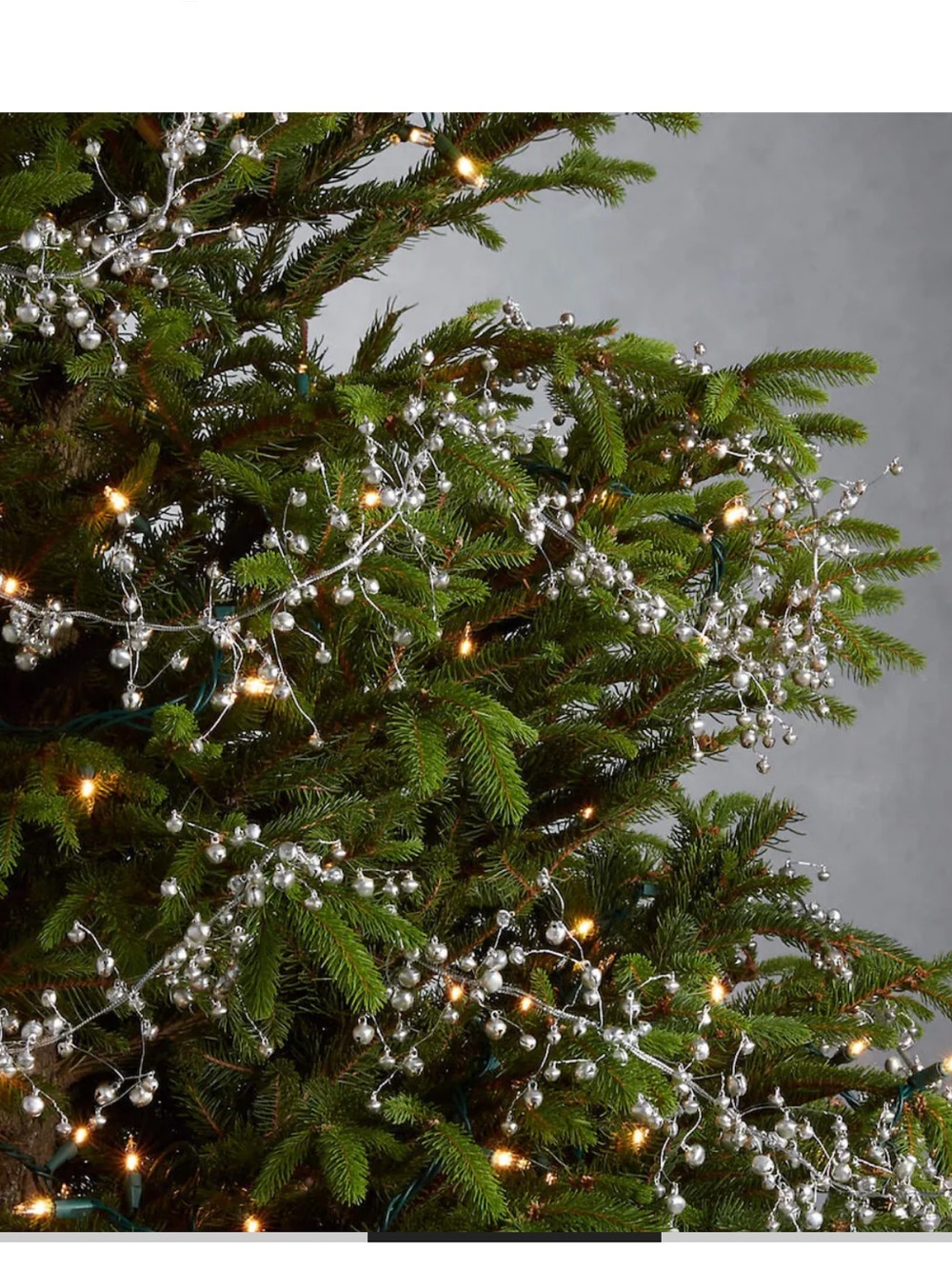 NWT Crate & Barrel Jingle Bells Garland
